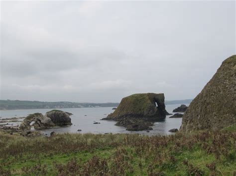 Overlooking The Ballintoy Arch And The © Eric Jones Geograph