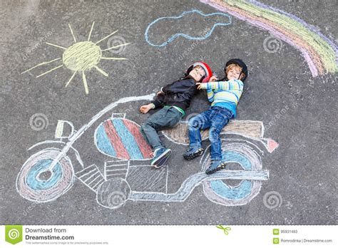 And remain in use until the. Two Kid Boys In Helmet With Motorcycle Picture Drawing ...