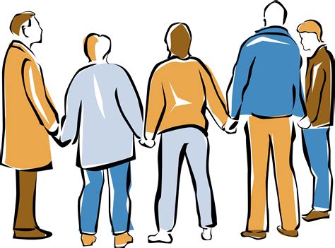 Group Of People Praying Clipart