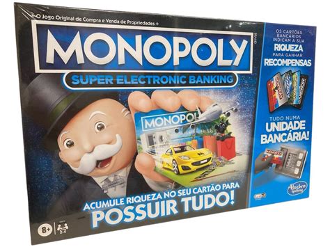 Monopoly Súper Electronic Banking Portugués Hasbro E8978190 Juguetilandia