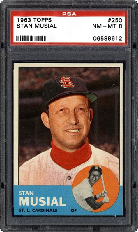 1963 Topps Stan Musial Psa Cardfacts