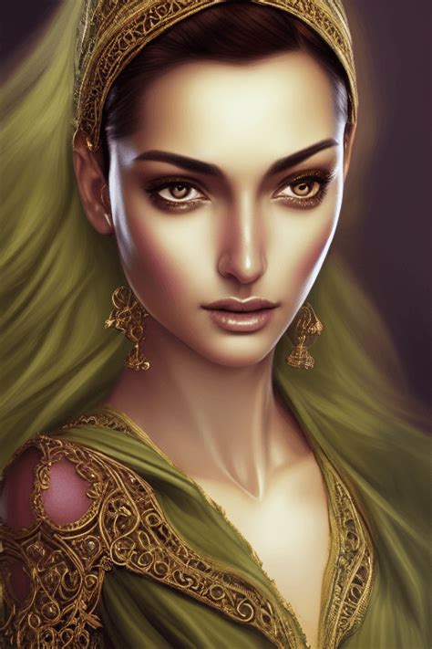 stunningly beautiful arabian harem girl · creative fabrica