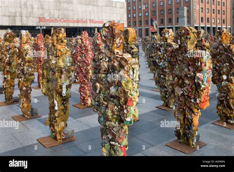 Installation Trash People Of The Artist Ha Schult In Front Of The