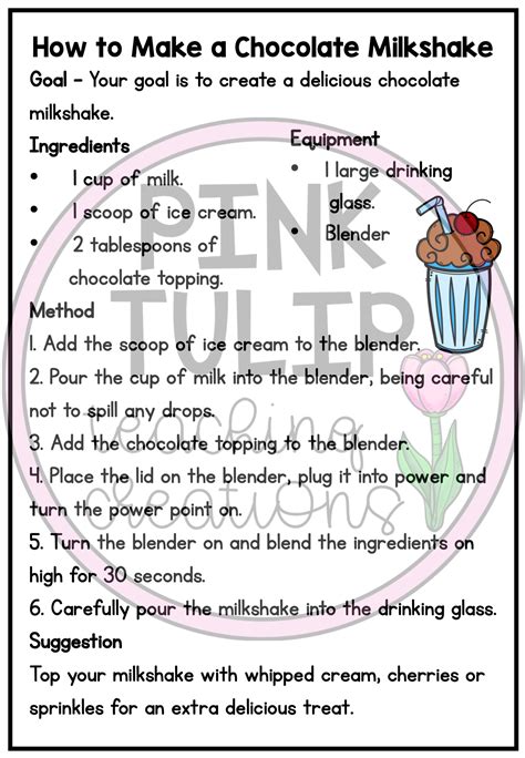 Procedural Text Reading Comprehension Worksheets Liewmeileng