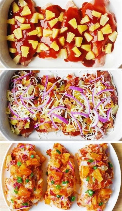 Maybe you would like to learn more about one of these? Bacon Pineapple BBQ Chicken Bake | Recipes, Easy baked ...