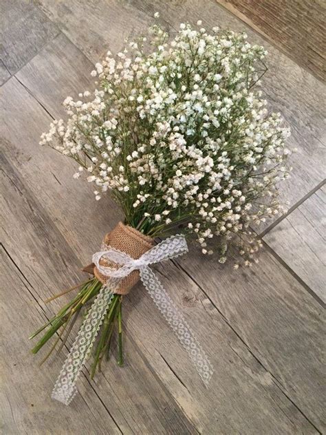 Diy Bridesmaid Bouquet Babys Breath Ling S Tutorial How To Make Cute