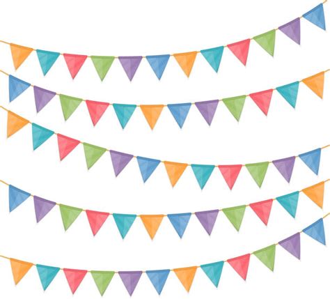 Royalty Free Bunting Clip Art Vector Images And Illustrations Istock