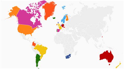 Lgbt Rights Th Countries Where Same Sex Marriage Is Legal Mapped Indy100