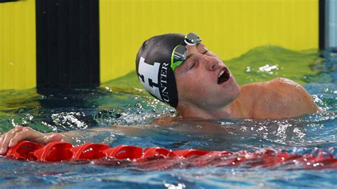 Swimmer Daniel Hunter Gets National Record But Misses Bigger Target