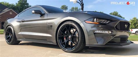 10 Speed Magnetic Grey Mustang Gt With New Wheels Rmustang