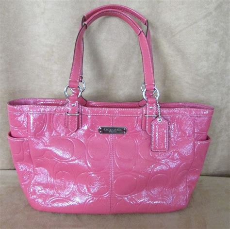 Pink Patent Leather Coach Bags Iucn Water