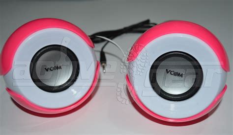 Usb Mini Speaker Pink And White