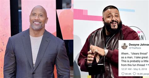 The Rock Called Out Dj Khaled For His Oral Ments And Once Again He