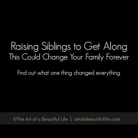 Help Sibling Rivalry Raising Siblings To Get Along Sibling Rivalry