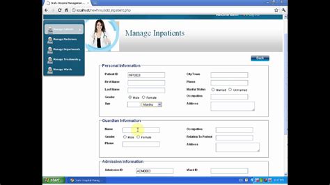 Clinic patient info management system infires specialist clinic sse3001 : Hospital Management System by Jireh - YouTube