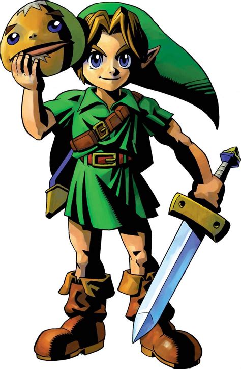 Link Jóven Zelda Majoras Mask The Legend Of Zelda Personajes De