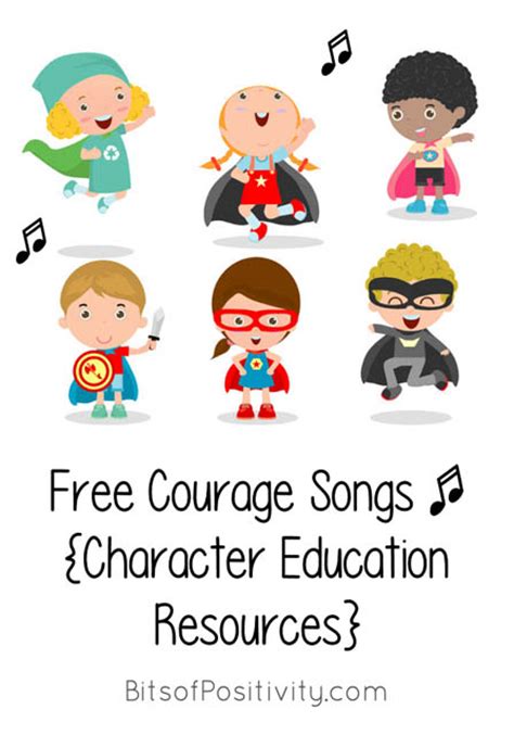 Opinions may differ over what truly counts as an act of bravery, but perhaps music can help us reach a consensus. Free Equality and Fairness Songs {Character Education ...
