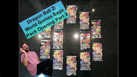Dragon Ball Z World Games Saga Pack Opening Part 2 Youtube