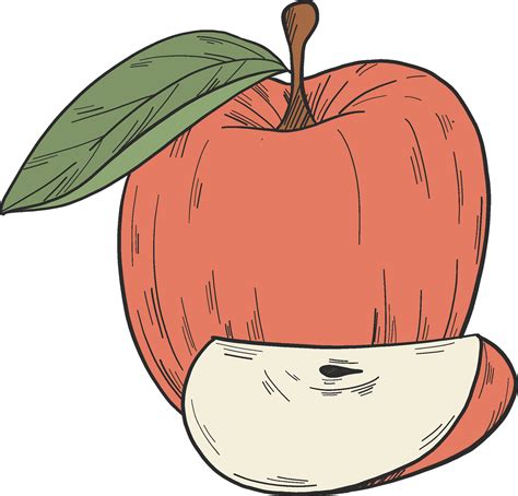 Apple Slices Clipart