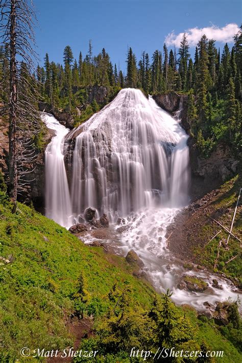Waterfalls Of Yellowstone National Park Union Falls Yellowstone