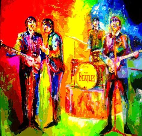 Beatles Beatles Painting Beatles Canvas Beatles Artwork Rock N Roll