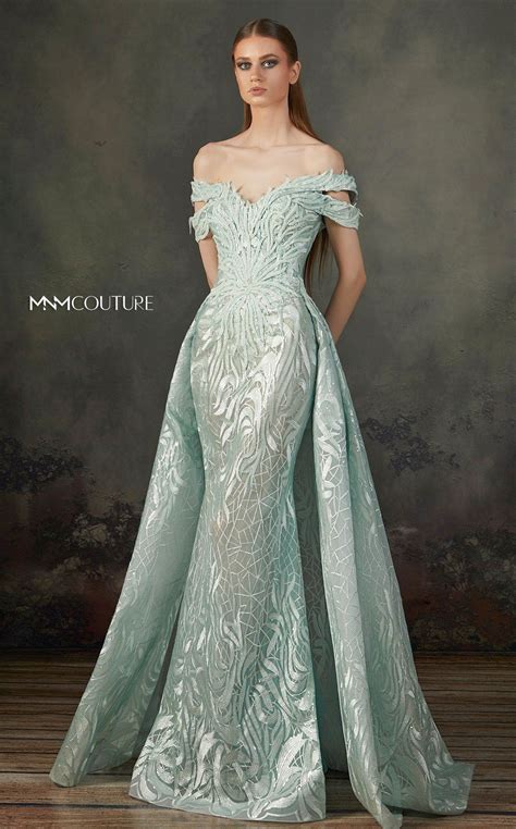 Mnm Couture K3721 Off Shoulder Evening Dress Evening Gowns Couture