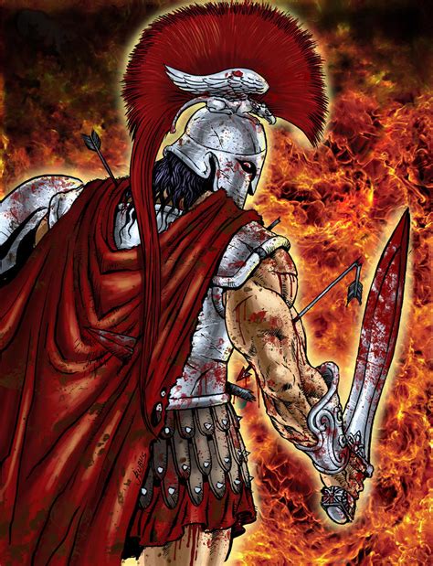 Ares God Of War By Rubusthebarbarian On Deviantart