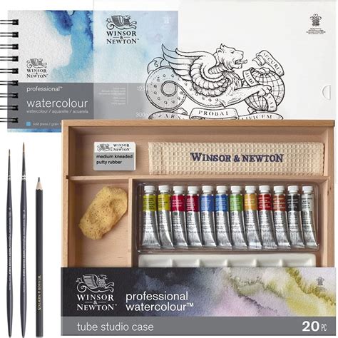 Professional Watercolour Studio Case Tube Paint Set Atelier Yuwa