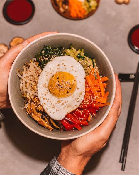 Bibimbap Rezept Eine Authentische Vegetarische Reis Bowl Wie In Korea