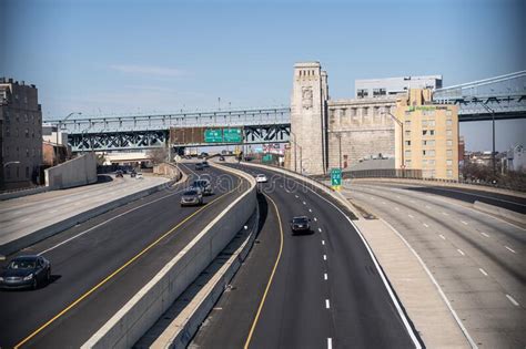 Not Much Traffic On I 95 A Major Expressway Editorial Stock Image