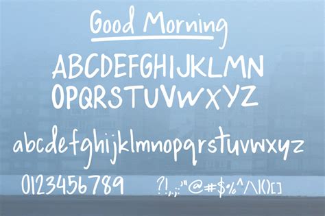 Good Morning Font Youworkforthem