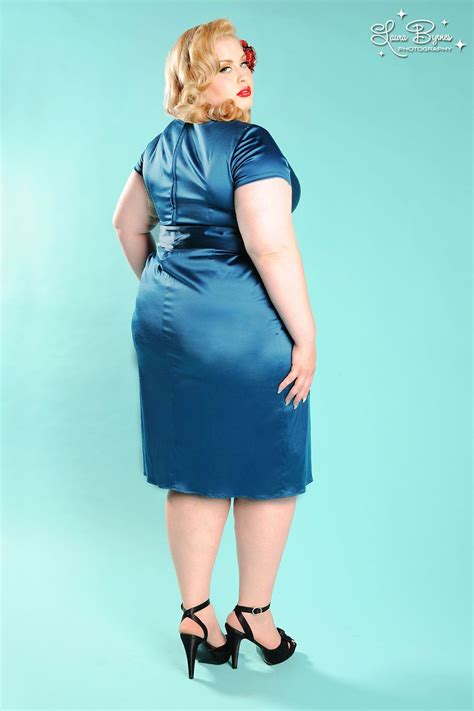 Plus Size Ava Dress In Teal Pinup Couture Plus Size Dresses Vintage