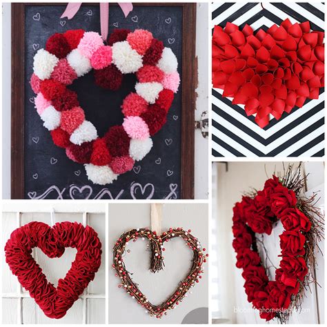 Diy Valentine Heart Wreath Tutorials