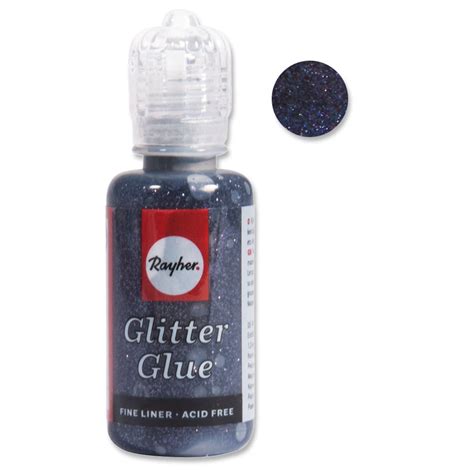 Rayher Glitter Glue Metallic For Creative Leisure Gris Acier X20 Ml