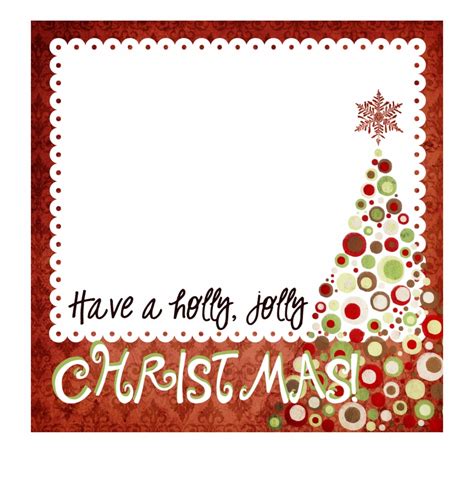 Christmas Card Templates Free Merry Christmas Closing