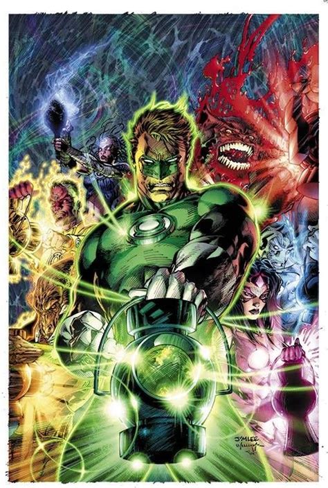 Comic Vine Green Lantern Jim Lee Art Dc Comics Art