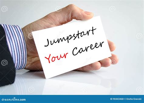 Jumpstart Your Career Concept Stock Photo Image Of Skills Resources