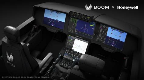 Boom Flyby Boom Selects Honeywell Anthem Integrated Flight Deck For