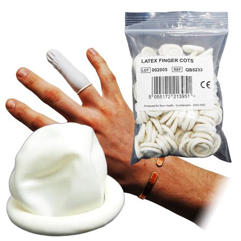 250 Qualicare Latex Rubber White Finger Protectiob Bandage Dressing Cot Rolls Ebay