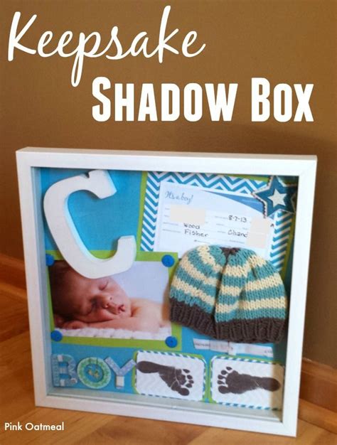 Keepsake Shadow Box Diy Baby Stuff Baby Time Baby Projects