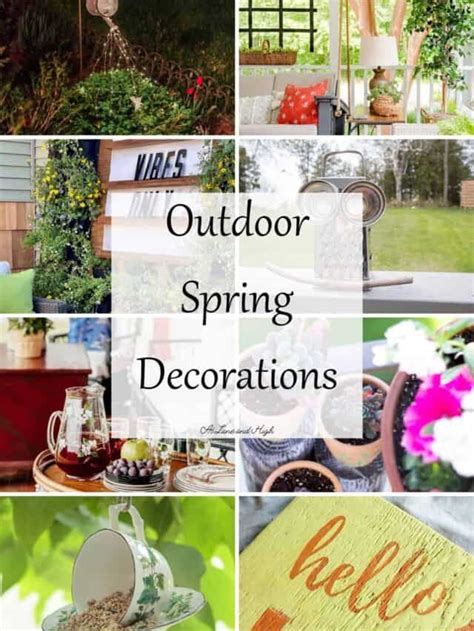 Outdoor Spring Decorating Ideas At Lane And High
