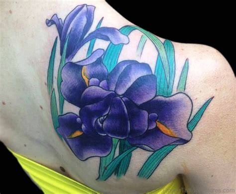 70 Elegant Iris Flower Tattoos