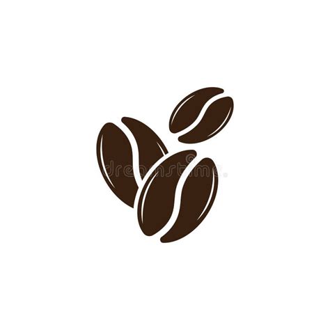 Vector Coffee Beans Template Vector Icon Illustration Stock Vector