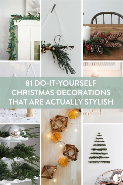 Exact colour shades are subject to availability! 81 Do-It-Yourself Christmas Decorations That Are Actually Stylish | Christmas decorations, Diy ...