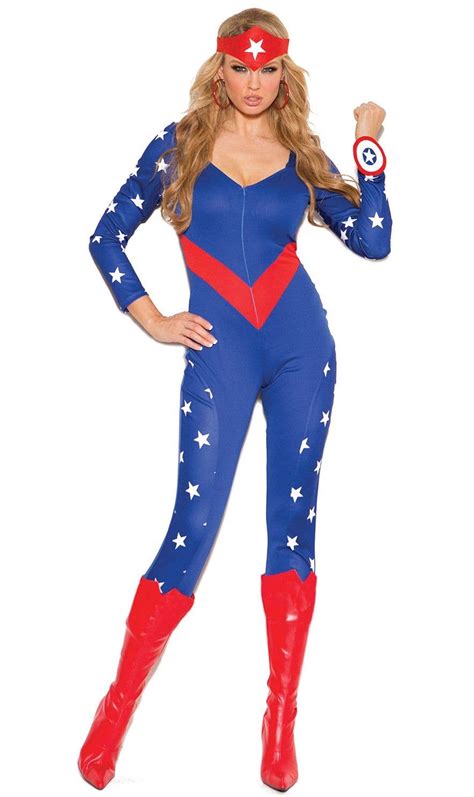 american hero sexy women s costume captain america women s costume
