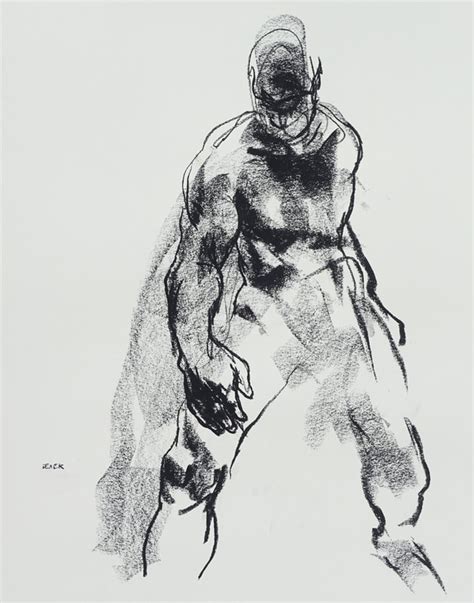 3 New Charcoal And Chalk Pastel Gestural Figure Drawings By Artist