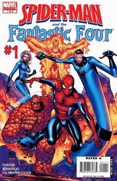 Spider Man Fantastic Four 1 Of 4 2010 Issues Worlds End Comics