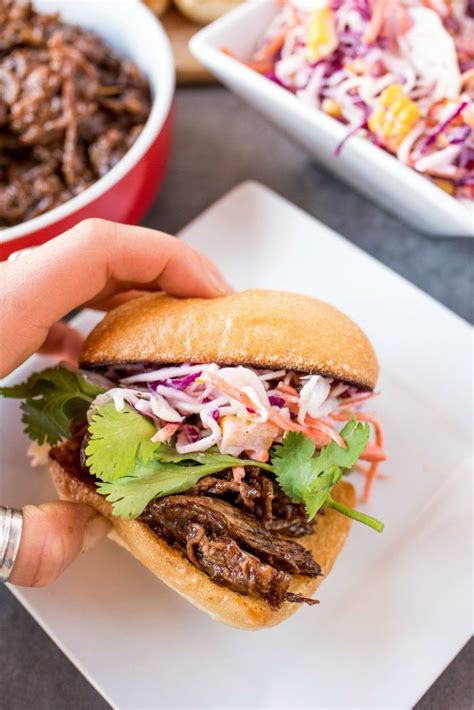 Consult our guide to homemade dumplings), or crumble lean ground beef into an egg or potato hash to up. Slow Cooker Barbecue Chuck Roast Sandwiches #barbecuebeef #chuckroastsandwiches | Chuck roast ...
