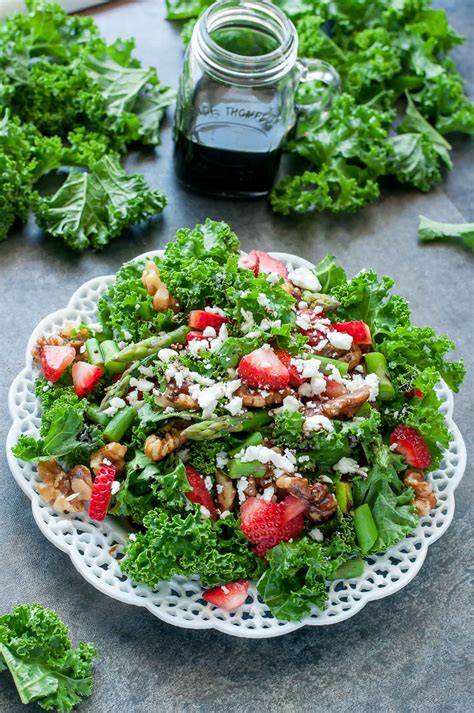 Strawberry Kale Salad