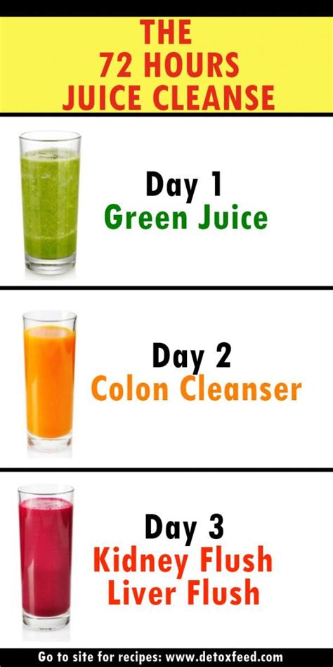 The New Year 72 Hours Juice Cleanse Detox Feed Detoxdiet Detox
